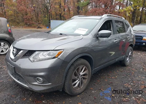 2016 Nissan Rogue Sl из США, поврежденный, VIN 5N1AT2MV4GC756769